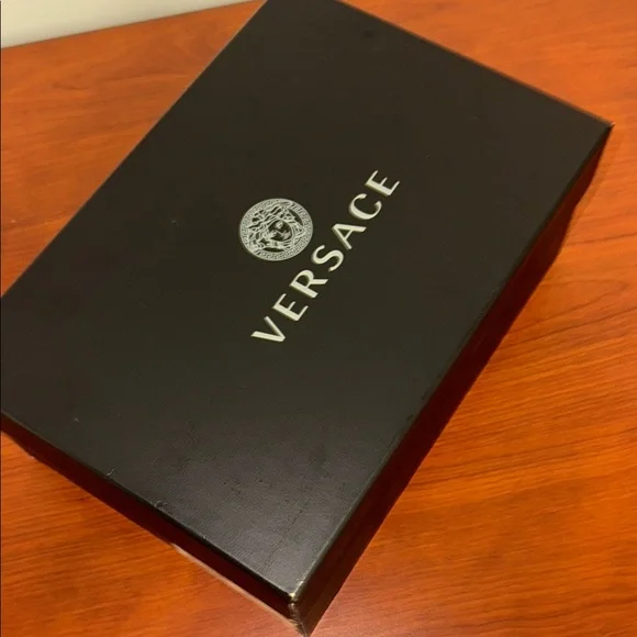 Versace Black and Gold Espadrilles - Picture 6 of 6